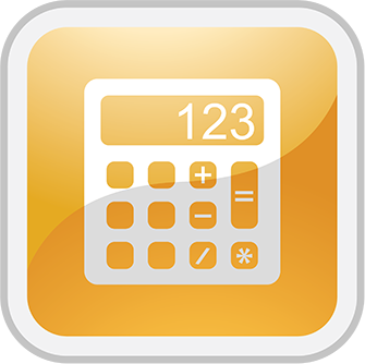 Icon displaying calculator